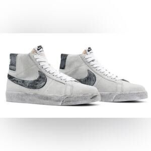 Nike Zoom Blazer Mid Premium SB Faded Pack Grey Fog Black in Women’s 9.5